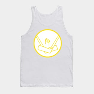 ICE HOCKEY STICK PUCK BATTLE Tank Top